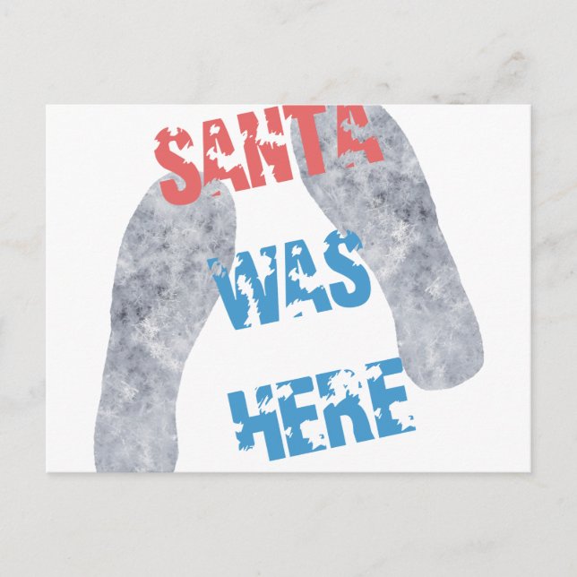 Tomten var här helg vykort (Framsida)