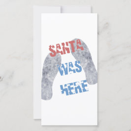 Tomten var här julkort