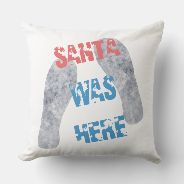 Tomten var här kudde (Framsida)