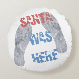 Tomten var här rund kudde