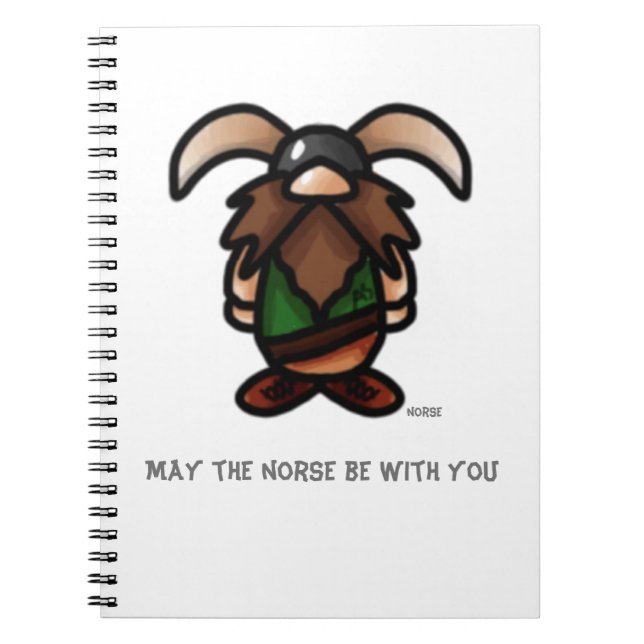 Tomten Viking kan ha Norse med din anteckningsbok (Framsidan)
