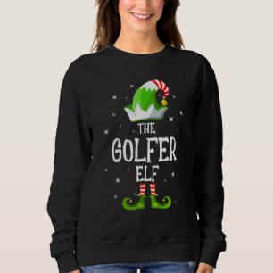 Tomtenfamiljen Golfare Matchande Grupp Jul T Shirt