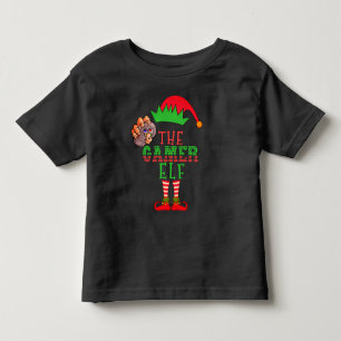 Tomtenisse julmatchande familjpyjamas för gamers t shirt