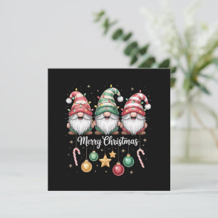 Tomtenissjulbelysning Familjetomte Julmatchning  Julkort