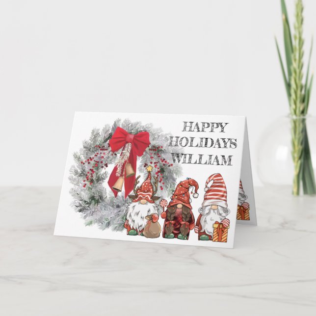 Tomtenisskort Kort (Framsida)