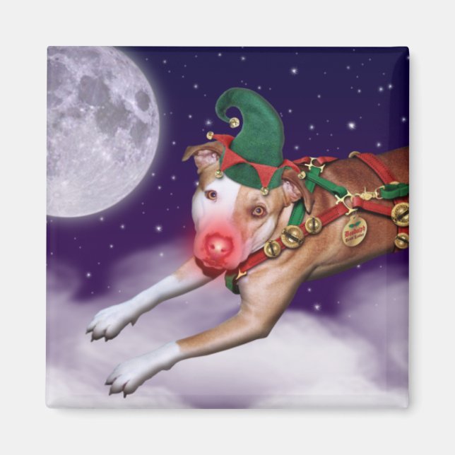 Tomtens anställd i månaden magnet (Framsidan)