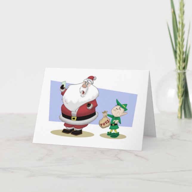 Tomtens dåliga julkort helgkort (Framsida)