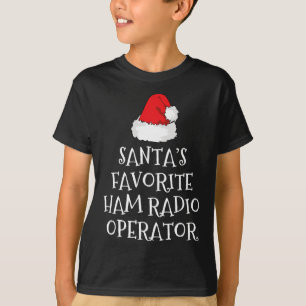 Tomtens favorit amatörradiooperatör julhatt t shirt