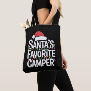 Tomtens Favorit Camping Julbelysning Tomte Hatt Tygkasse