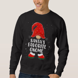 Tomtens Favorit Gnome Buffalo Randig Matchande Fam Lång Ärmad Tröja