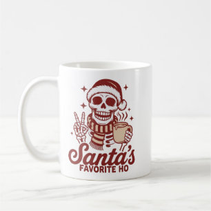 Tomtens Favorit Ho Skelett Snarky Jul Kaffemugg