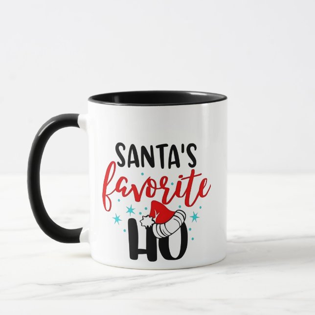 Tomtens Favorit Roligt Jul Xmas Mugg (Vänster)