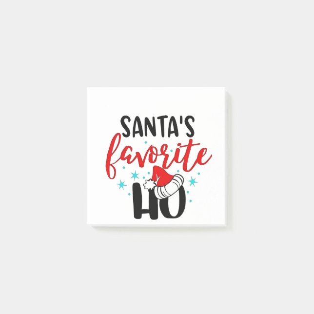 Tomtens Favorit Roligt Jul Xmas Post-it Block (Framsida)