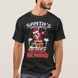 Tomtens favorit sjuksköterska Case Manager julmatt T Shirt