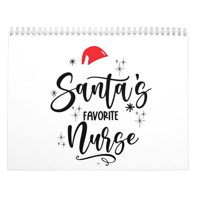 Tomtens favorit sjuksköterska jul  kalender (Omslag)