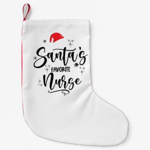 Tomtens favorit sjuksköterska jul  liten julstrumpa