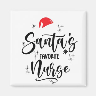 Tomtens favorit sjuksköterska jul magnet