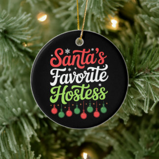 Tomtens Favorit Värdinna Jul Xmas Högtid Julgransprydnad Keramik
