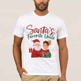 Tomtens favoritfarbror | Söt familj jul Des T Shirt