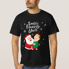 Tomtens favoritfarbror | Söt familj juldekor T Shirt