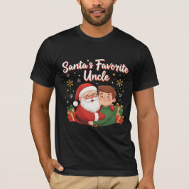 Tomtens favoritfarbror | Söt familj juldekor T Shirt