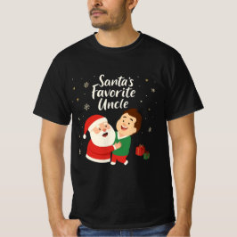 Tomtens favoritfarbror | Söt familj juldekor T Shirt