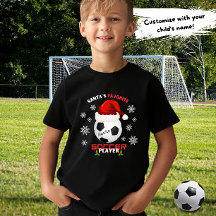 Tomtens favoritfotbollsspelare Kids jul T Shirt