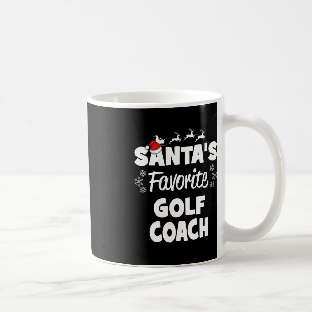 Tomtens favoritgolfträning Roligten Julmatchning Kaffemugg (Höger)