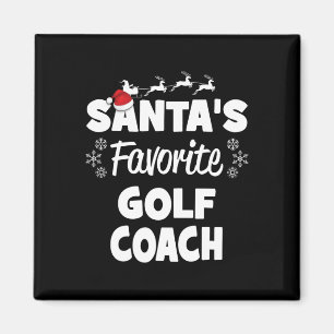 Tomtens favoritgolfträning Roligten Julmatchning Magnet