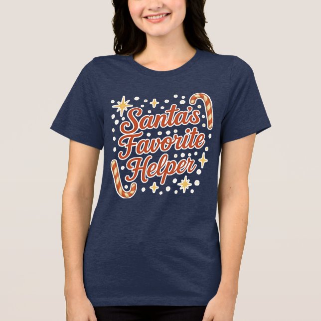 Tomtens Favorithjälpare T Shirt (Framsida)