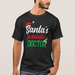 Tomtens favoritjulhatt från doktor roligt t shirt