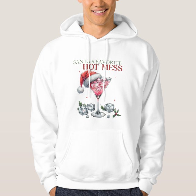 Tomtens Favoritkaos Hoodie (Framsida)