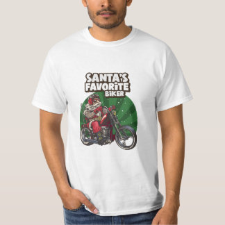 Tomtens favoritmotorcykel i Bikerna Jul T Shirt