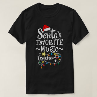 Tomtens favoritmusiklärar konst t shirt