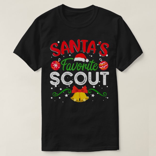 Tomtens favoritscout-finare jultomte t shirt (Design framsida)