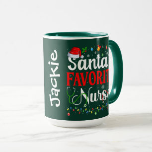 Tomtens favoritsköterska mugg