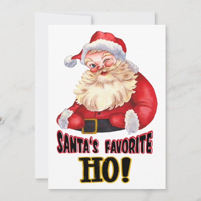 Tomtens Favoritställe Julkort (Framsida)
