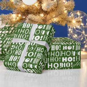 Tomtens Festive HO! HO! HO! Hälsning i marinens Gr Presentpapper