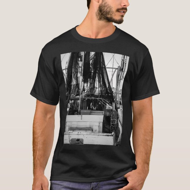 Tomtens Fiskande Gnome Matchande Jul T Shirt (Framsida)