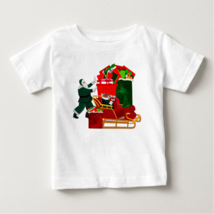 Tomtens förpackning av hans sleigh T-Shirt