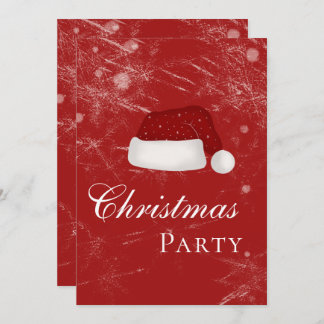 Tomtens Hat Helgdag jul, Party-vinter Inbjudningar