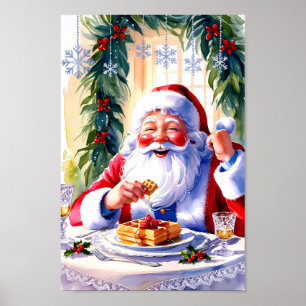 Tomtens Helgdag Brunch Modern Print Poster