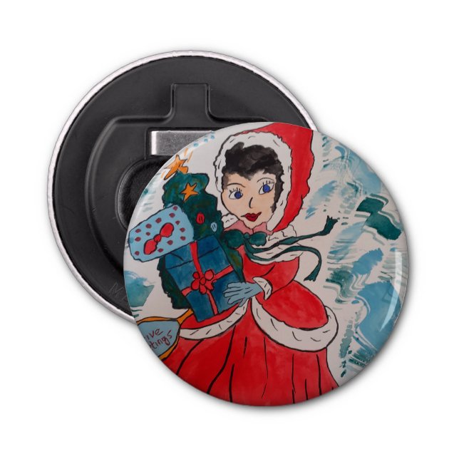 Tomtens Helper jul-öppnare i Flaska Flasköppnare (Framsidan)