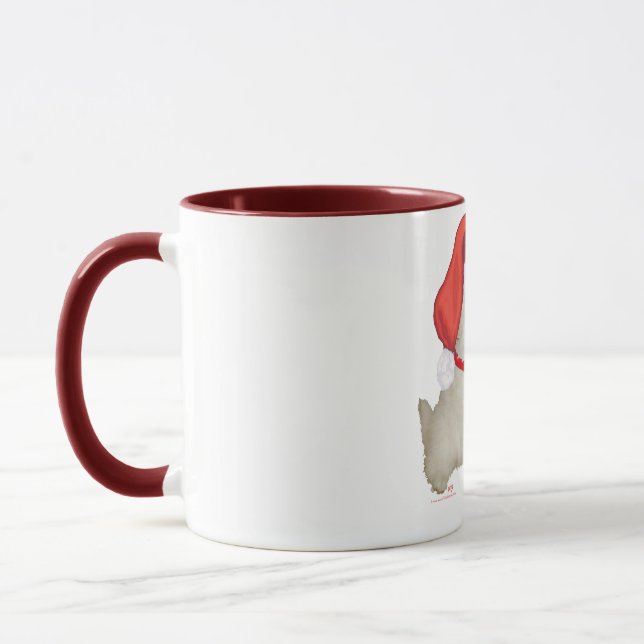 Tomtens hjälppojke Pudel / Bichon Mix Mugg (Vänster)