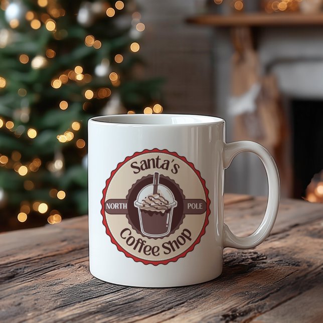Tomtens julkaffekopp från Nordpolen Kaffemugg (Skapare uppladdad)