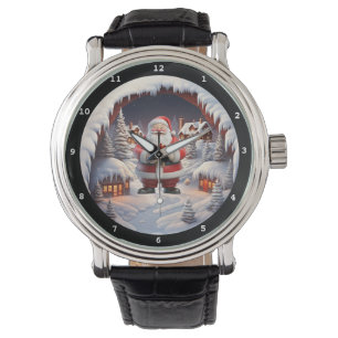Tomtens julklocka vinter armbandsur