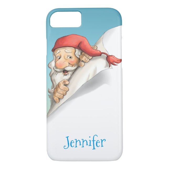 Tomtens jullista med Monogram Case-Mate iPhone Skal (Baksida)