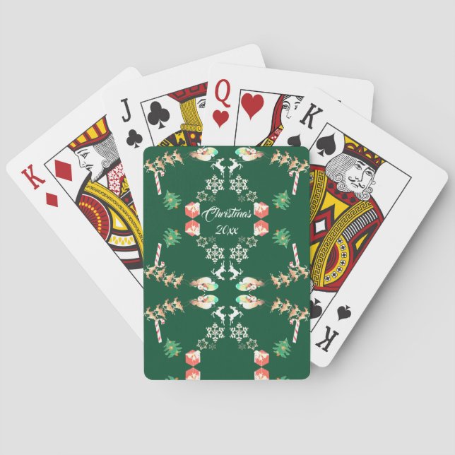 Tomtens klassiska uppspelningskort casinokort (Baksidan)
