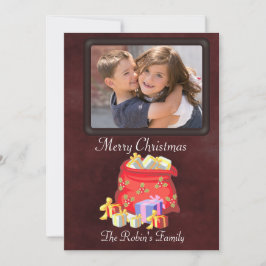 Tomtens Lägg till bild julkort