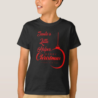 Tomtens lilla Helper christmas T-Shirt för barn